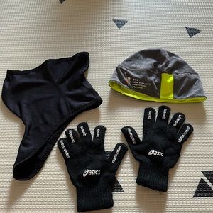 Assorted winter running gear